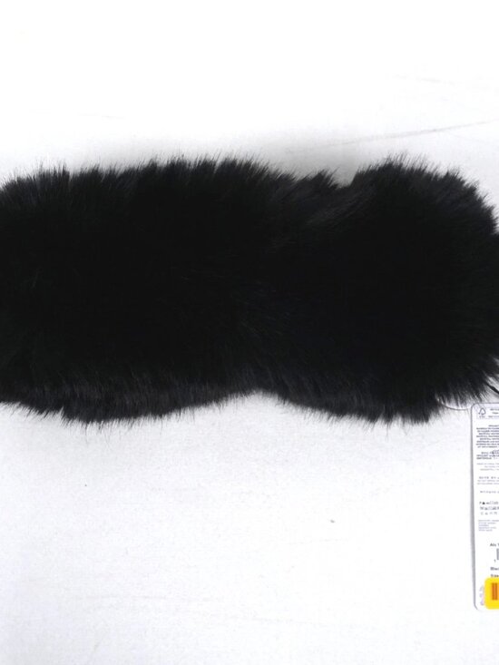 Alo Yoga Opulent Faux Fur Wintersun Fleece Lined Headband Ear Warmers In Black main image 5